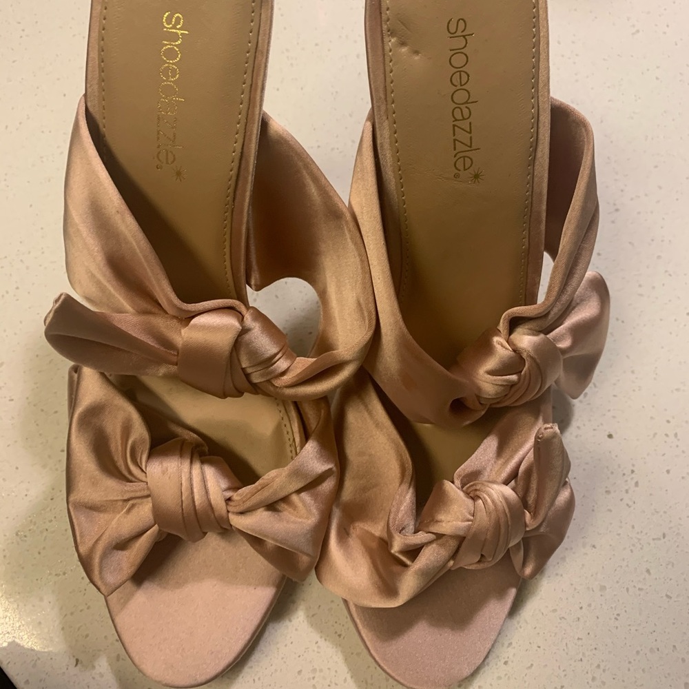 4in Satin Bow Heels